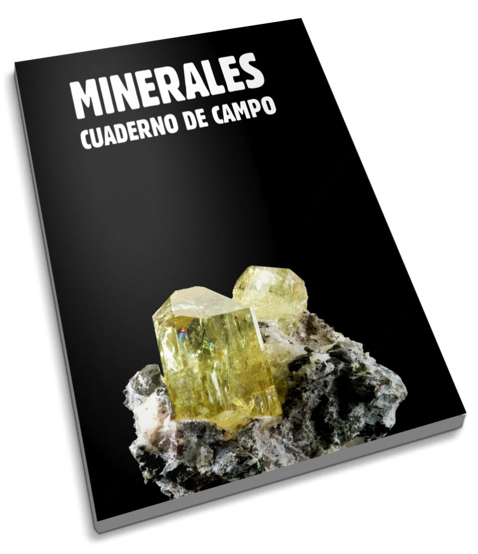 Minerales - Cuaderno de Campo Portada Mock-Up 03