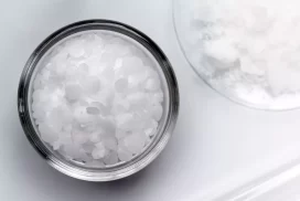 La limpieza química de los minerales