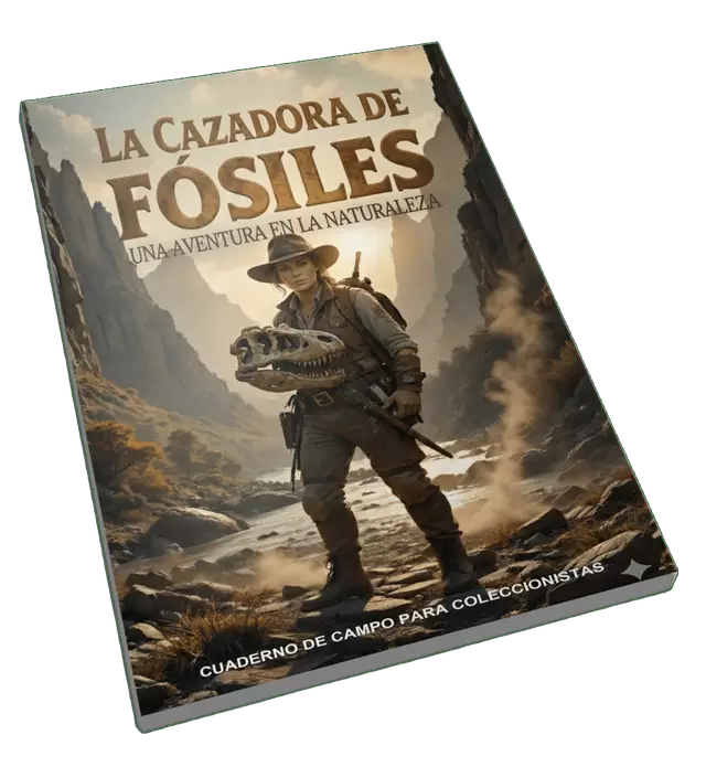 la cazadora de fósiles 3d
